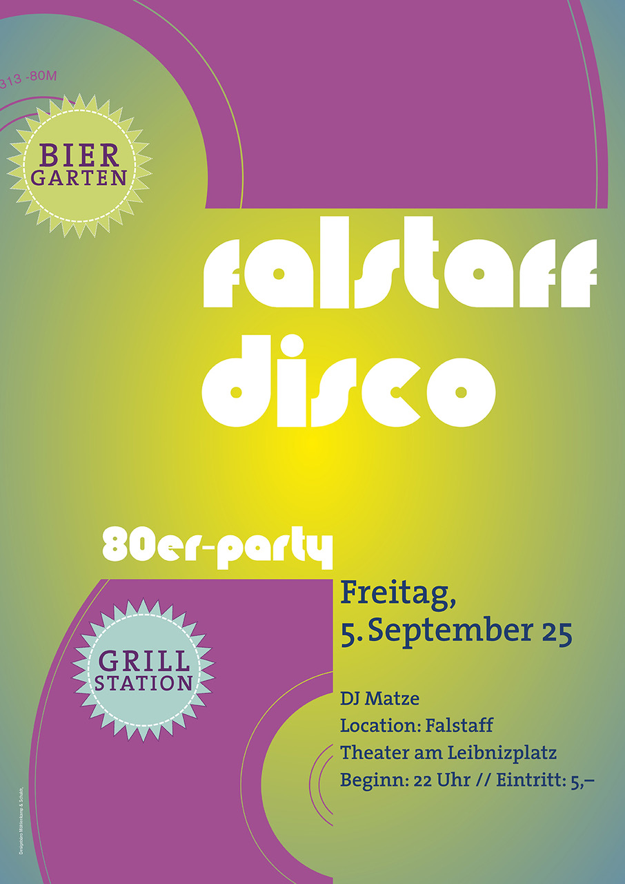 80er-Party Falstaffdisco